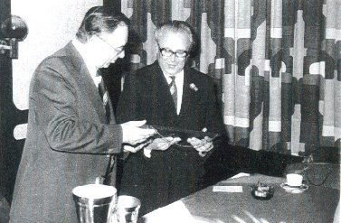 Wilfried Dorazil und Egon Spitzenberger 1976