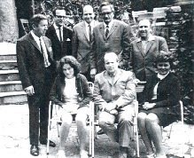 Mannschaft des Schachklubs Hietzing Wien 1966