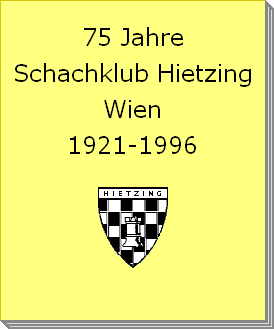 Broschüre 75 Jahre Hietzing 1921-1996